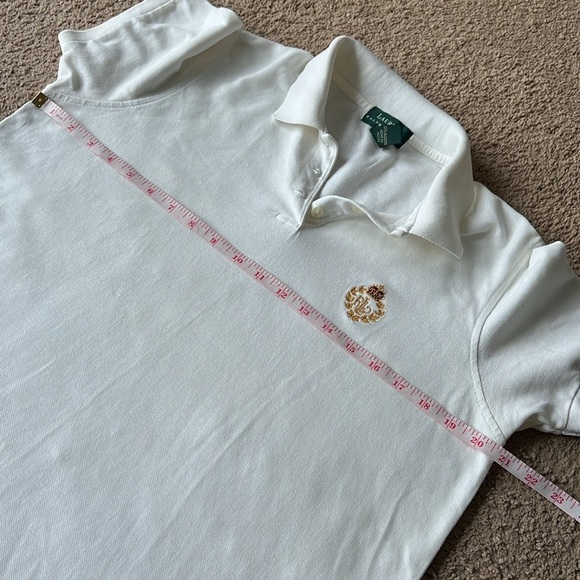 Bundle of Two Vintage Ralph Lauren White Blue Chest Crest Logo Short Sleeve Polo - Picture 10 of 13